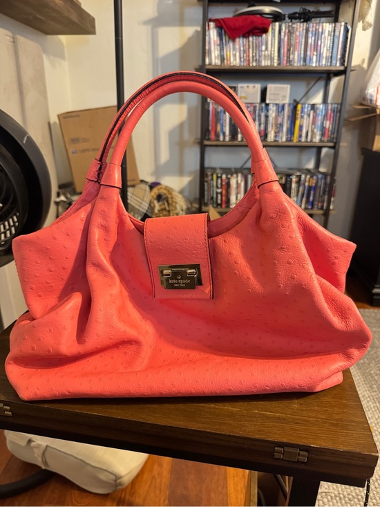 kate spade Handbags - kate spade Coral-Pink Leather Shoulder Bag